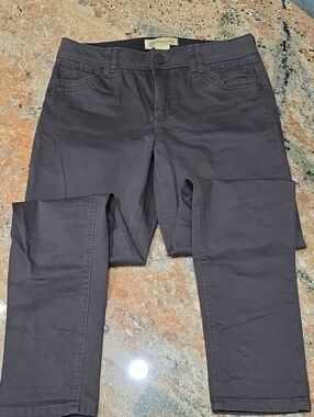 Democracy Dark Brown Skinny Slim Stretch Pants Jeans